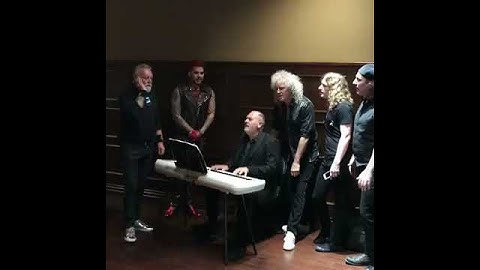 Queen + Adam Lambert - I Want It All (backstage)