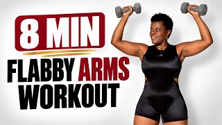 8 MIN Upper Body Workout | Tone Arms & Shoulders with Weights at home