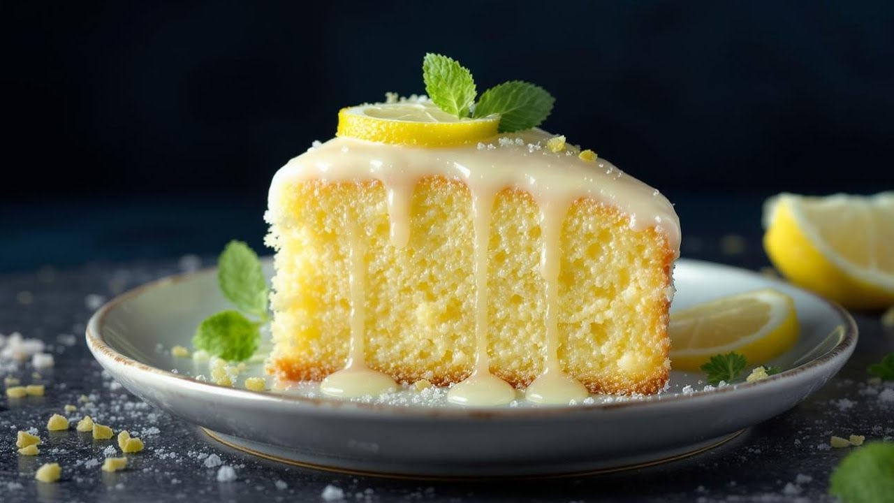 Освежающий лимонный пирог 🍋 Охлажденный десерт, невероятно вкусный и готовый за 10 минут