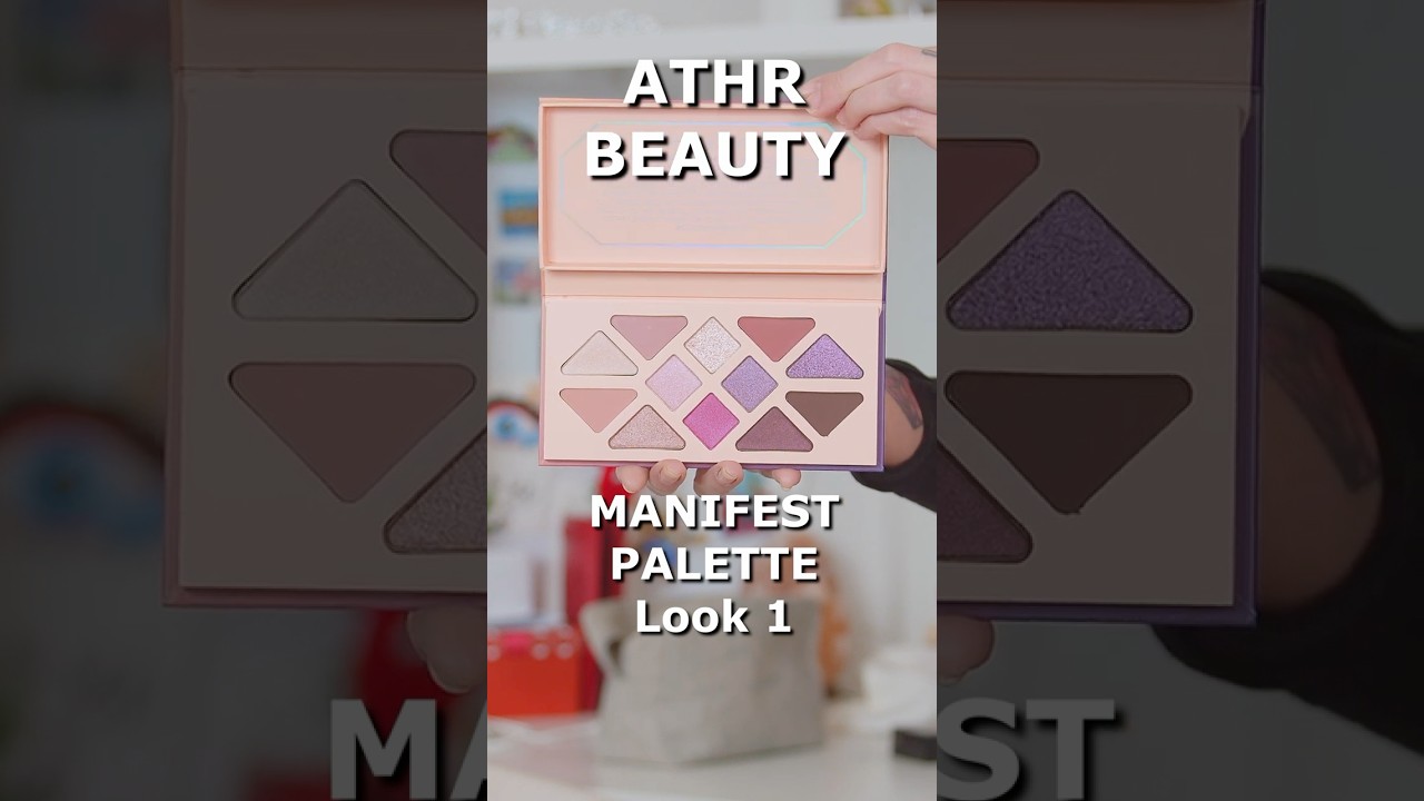 ATHR BEAUTY - MANIFEST CRYSTAL Eyeshadow Palette Look Nr.1 