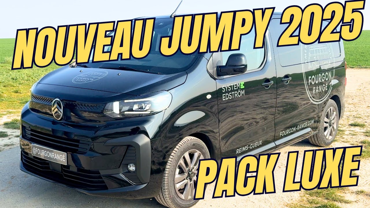 Nouveau Jumpy cabine approfondie 2025 pack luxe