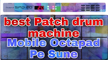 Best Patch Drum Machine Mobile Octapad Ek Baar Jarur sune 🙏🙏🙏#drummachine #mobileoctopad #octapad🙏🙏