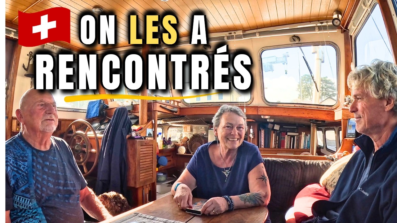 ⁣Ils vivent sur l’eau en Suisse 🇨🇭 (et on a enfin rencontré Javerne !) Vlog 121