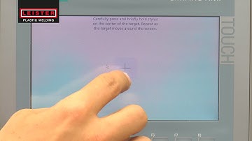 Leister Tutorial | Calibrating the Touch Screen Controls of your  SEAMTEK 36 Stationary Welder