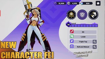 Astro Arena: Star Clash PvP - Gameplay Walkthrough part 4 - New Character Fei Max Level(iOS,Android)