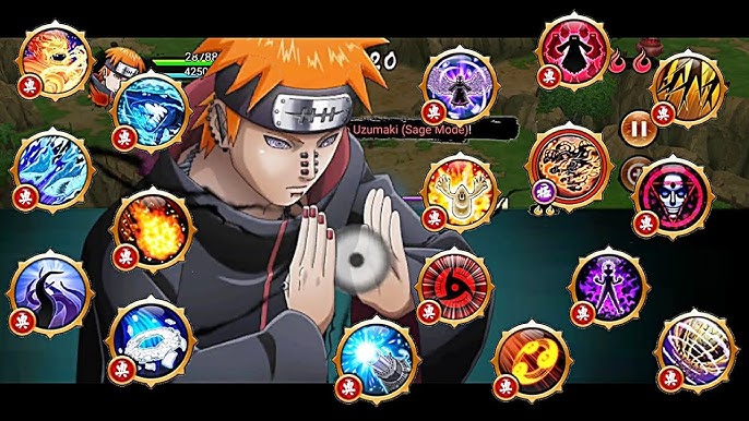 Naruto x Boruto Ninja Voltage V-Jump PTS Naruto and Sasuke Scan