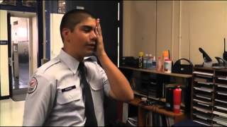 How to salute an officer