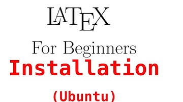 LaTeX Installation