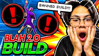THIS *NEW* CENTER BUILD IS BANNED IN NBA 2K21! BLAH BUILD 2.0! BEST CENTER BUILD! 99 SPEED!