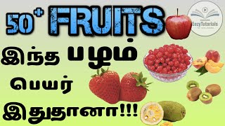 50 பழங்களின் பெயர்கள் ( Fruits name in Tamil and English)