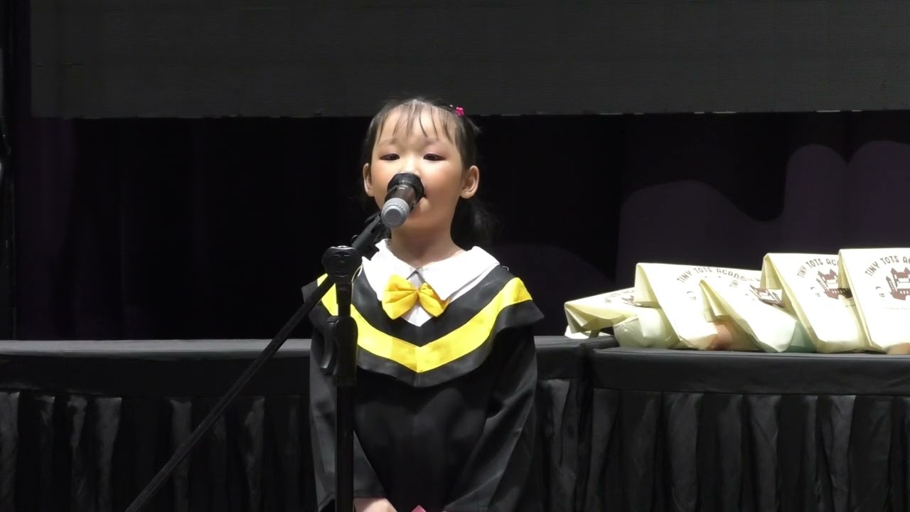 Tiny Tots Graduation 2024 – English Speech #4