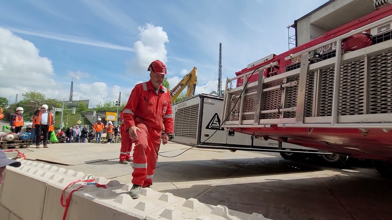 Neue Eisenbahnbrücke in Kornwestheim