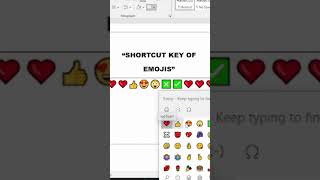 🤯 This Emoji Shortcut Key Will Save Your Time! ⌨️🔥 #shortsviral #computertips #windows #techtips...