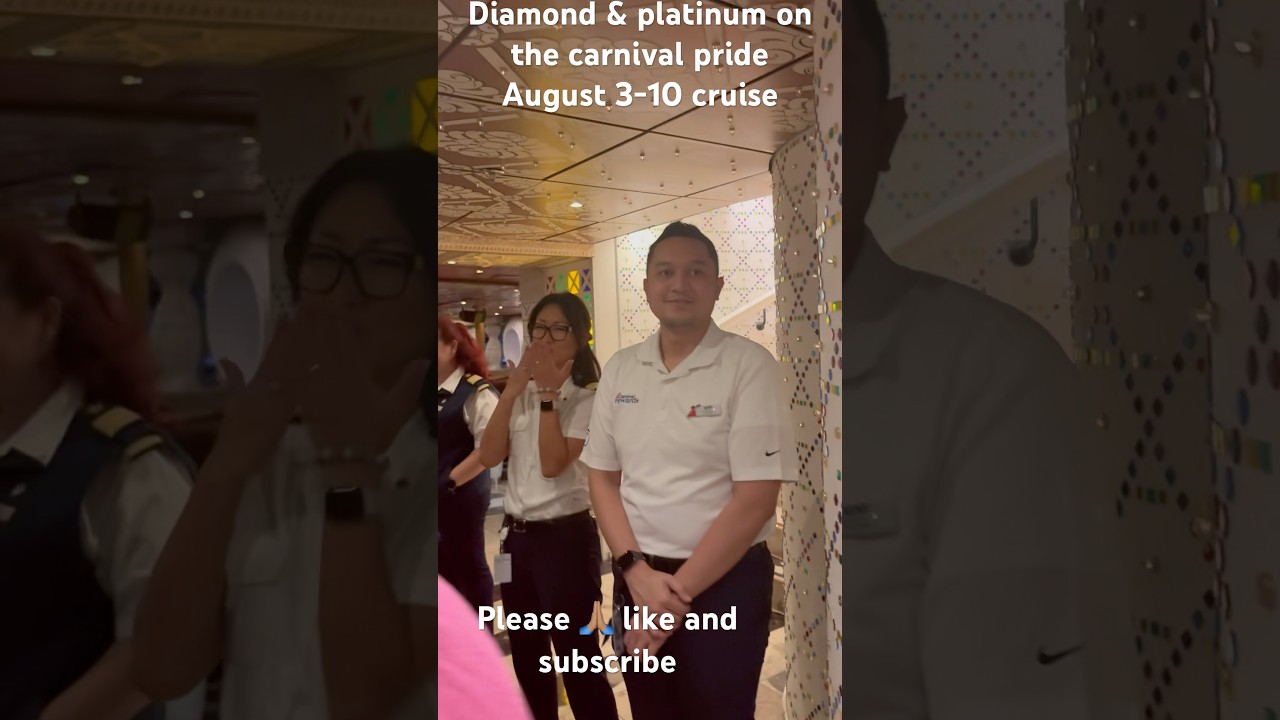 Carnival pride August 3-10th cruise 🚢 Diamond and platinum party 🎉 