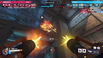 Only in 6v6 max 2 Tank Quickplay can Mauga build Ultimate t... by TEAGOO — Overwatch 2 Replay VMMWPX