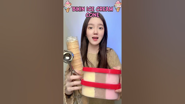 ES KRIM CONE VANILA ANEH😱