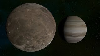 What If We Made Ganymede Larger Than Jupiter, Universe Sandbox ²