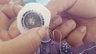 ❤Beaded Earrings Tutorial for beginners (attaching rhinestone banding)