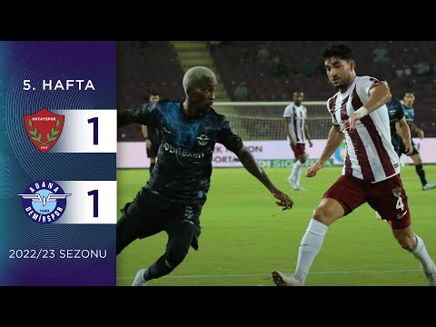 Atakaş Hatayspor (1-1) Adana Demirspor | 5. Hafta - 2022/23