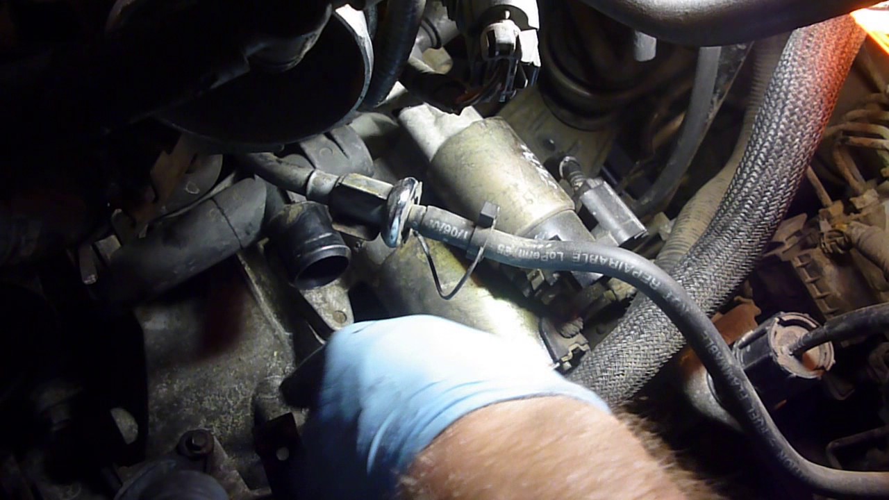 FORD ESCAPE STARTER REMOVAL - YouTube