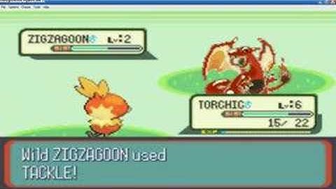 My first Pokemon Ruby Hack