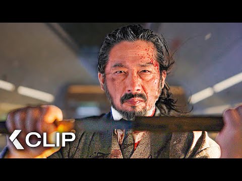 A Retired Yakuza vs. An Ruthless Russian Crime Lord - BULLET TRAIN Clip | Brad Pitt, Hiroyuki Sanada
