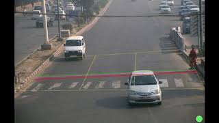 Logipix Traffic Violation Detection Solution – OSVD at Traffic Light at Daytime