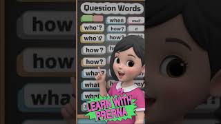 Let’s know about Question Words ✅ #dailygrowth #grammar #grammartips #questionwords