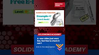 Solidworks Tutorials | Solving Example #7 (From Free E-book)