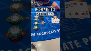 POCKET FOURS ON THIS $550 HAND OF Ultimate Texas Hold'Em! CAN WE WIN?!?!?