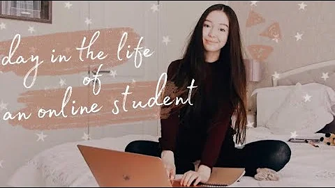 day in my life doing online school in quarantine *private school edition* (online school routine)