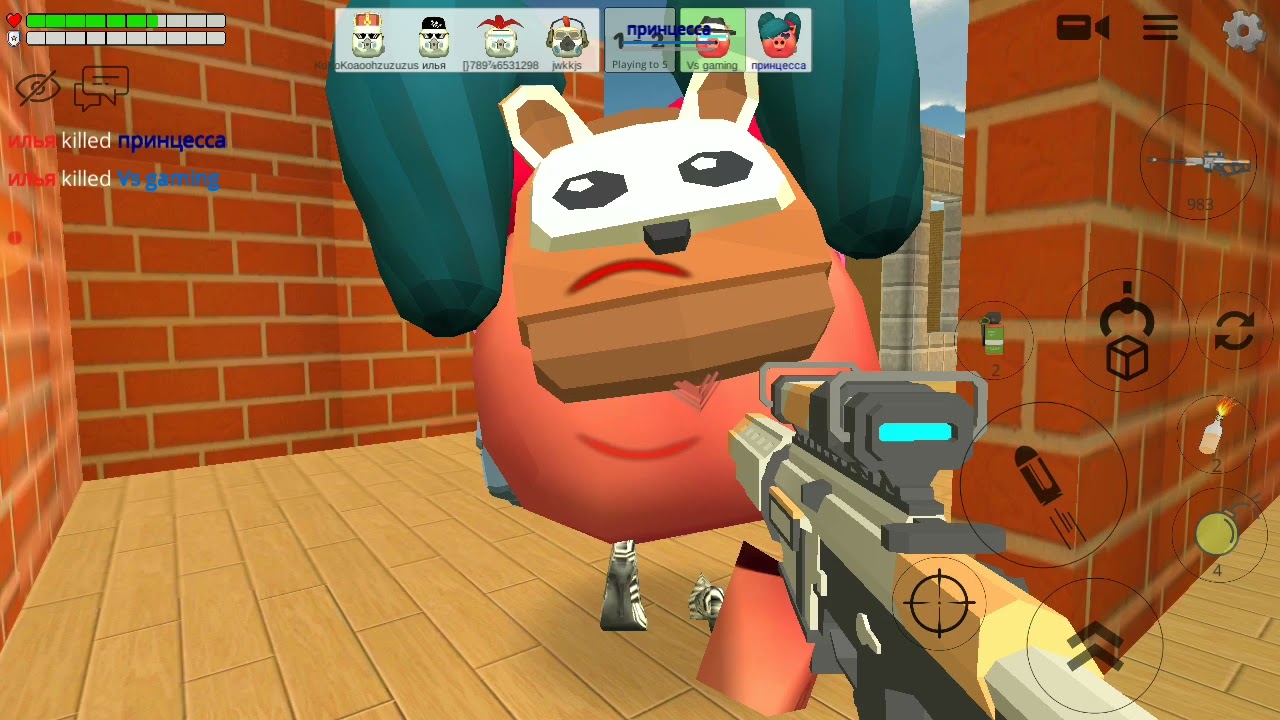 Chicken gun game | playing Duel match for 1 time |