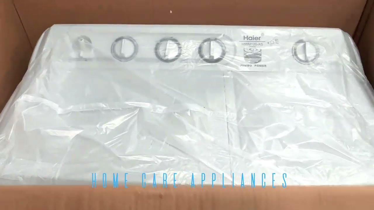 The Best Washing Machine for Big Families? | Haier HWM 120-AS Unboxing