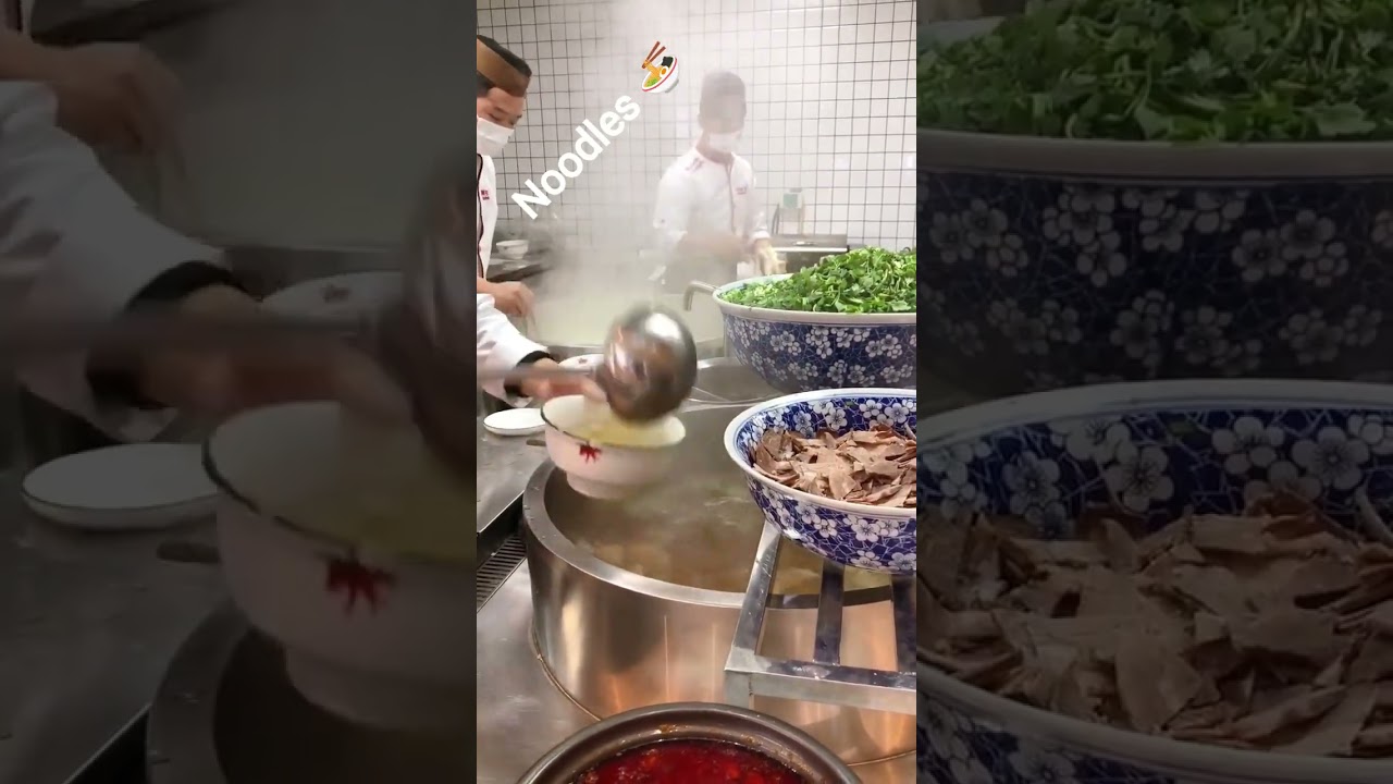 making Chinese noodles 😋 