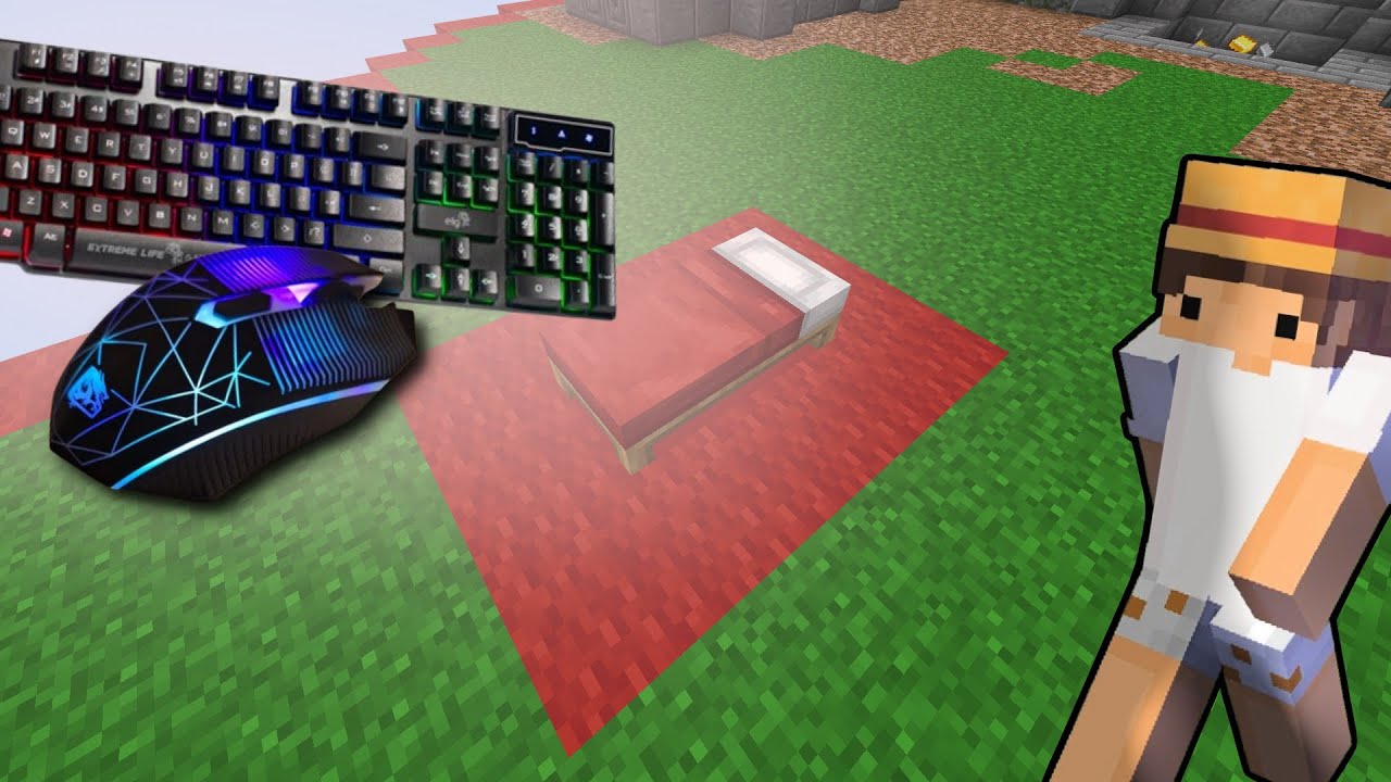 BEDWARS MAS EU TO COM TECLADO E MOUSE NOVOS