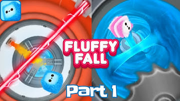 Fluffy Fall - Walkthrough Part 1 [Gameplay 2023] (Android)
