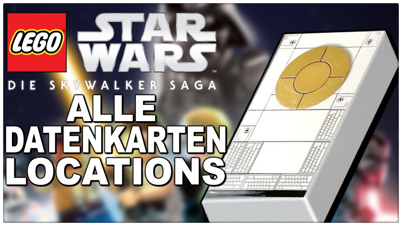 LEGO STAR WARS DIE SKYWALKER SAGA Alle Datenkarten finden! YouTube