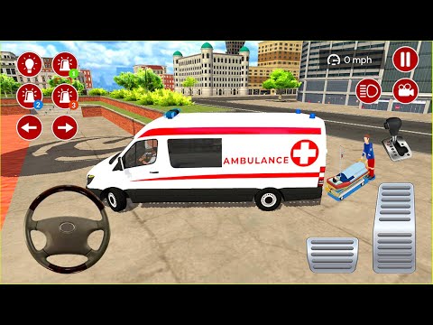 Ambulans Oyunu İzle 3D - American Ambulance Simulator #402 || Ambulans oyunları 4K Android Gameplay