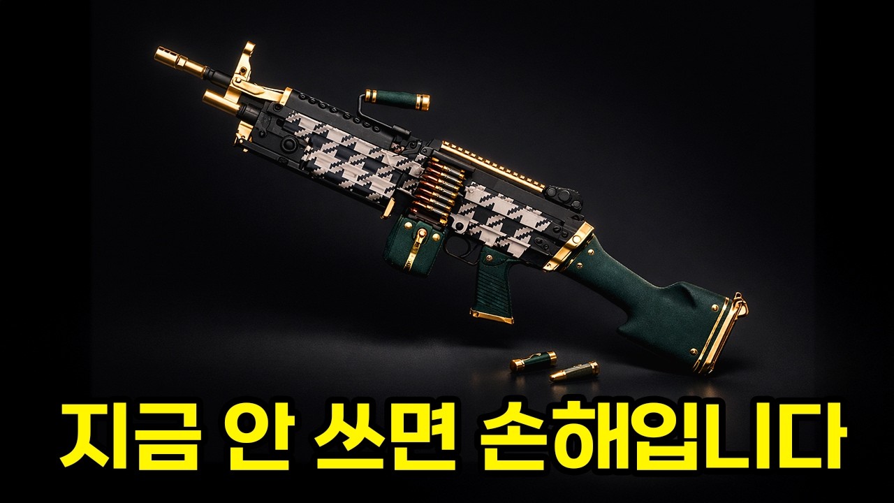 160발 화력 끝판왕인 M249 6배연사로 여포 찍어봤습니다🔥