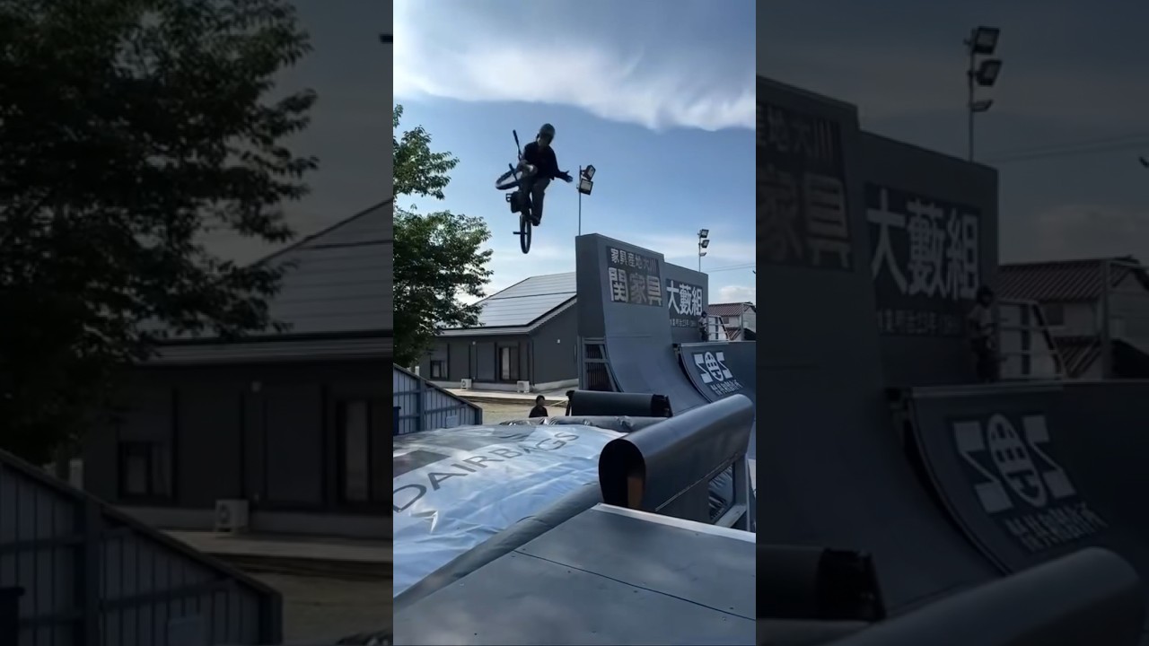 720 double barspin practice to the Flat airbag 