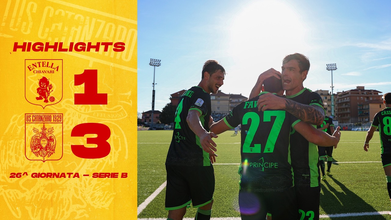 HIGHLIGHTS | ENTELLA - CATANZARO - 1-3 ⚽️