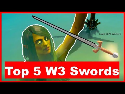Top 5 Best Swords in THE WITCHER 3: Wild Hunt | Steel & Silver #witcher3 #witchergear #thewitcher