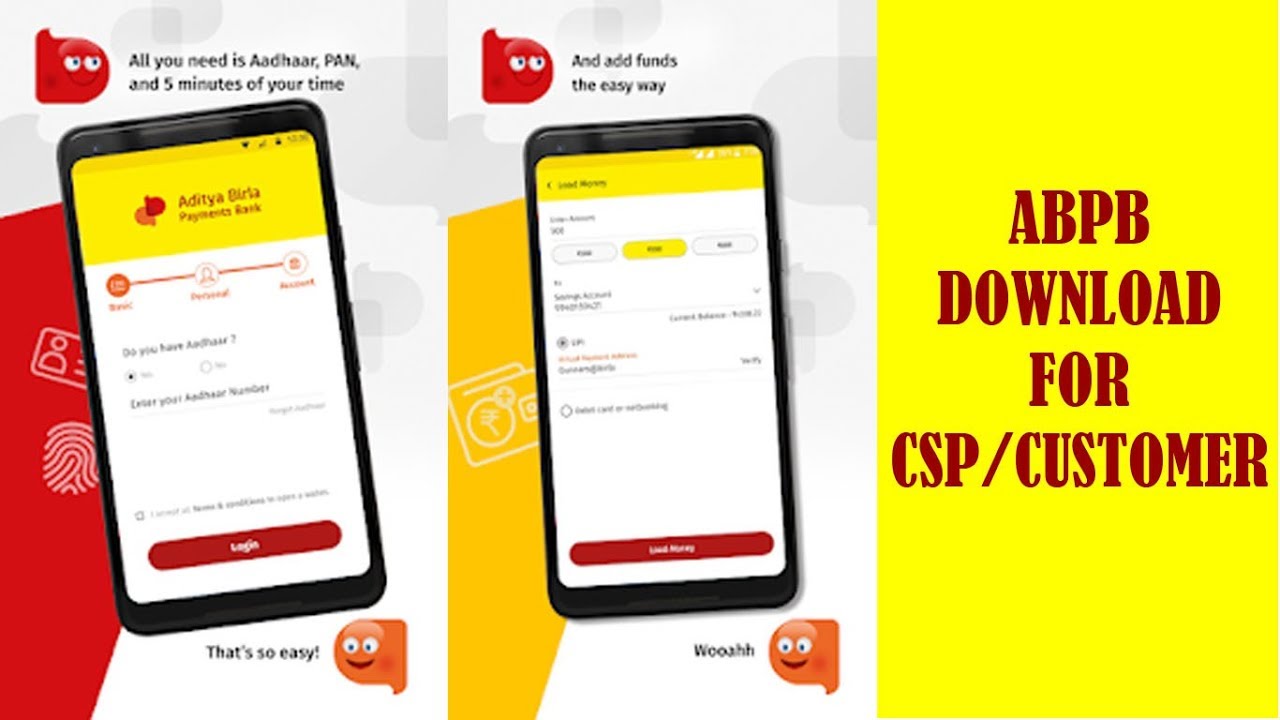 ABPB(ADITYA BIRLA PAYMENT BANK)RETAILER/CUSTOMER DOWNLOAD LINK