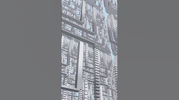 repeating geometry 3d #pixelart #mathematics #geometry #noneuclidean #opengl #simulation #beautiful