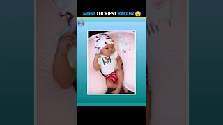 MOST LUCKIEST BACCHA😱 #shorts #facts