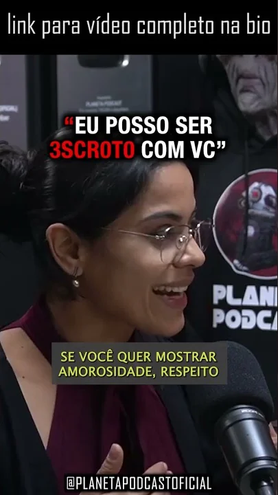 imagem do vídeo “ENTÃO É MINHA VEZ DE SER O 0PR3SS0R” com Taryana Rocha | Planeta Podcast (Mente Humana) #shorts