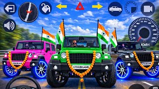 Modified Mahindra thar game dollar song android phone viral video upload car simulator green thar 