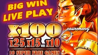 LAMP OF DESTINY SLOT **BIG WIN** - LIVE PLAY!! - Slot Machine Bonus