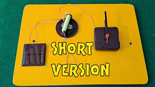 Solar-powered clock for George πππ SHORTENED VIDEO