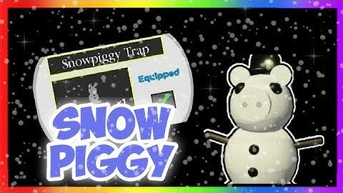 How to UNLOCK SNOWPIGGY TRAP in PIGGY! [WINTER HOLIDAY] - Roblox